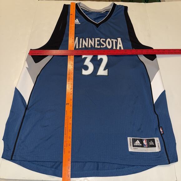 Minnesota Timberwolves KARL-ANTHONY TOWNS Jersey Men Sz 2XL Basketball Length +2 - Picture 7 of 11